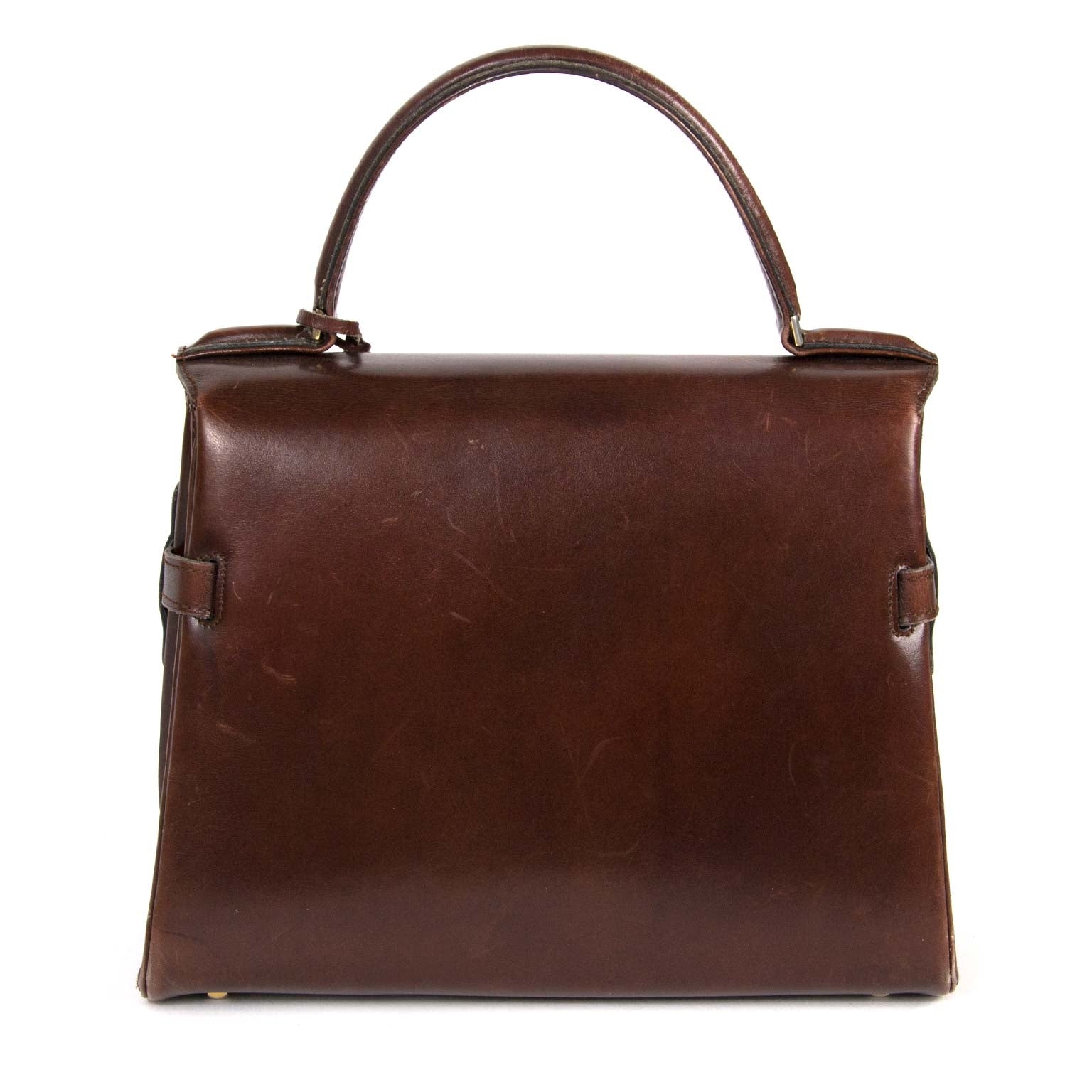 delvaux brown leather tempete mm now for sale at labellov vintage fashion webshop belgium