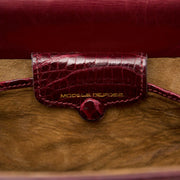Koop en verkoop veilig en gemakkelijk uw Delvaux Tempete PM Croc Bordeaux