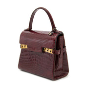 Are you looking for an authentic Delvaux Tempete PM Croc Bordeaux?