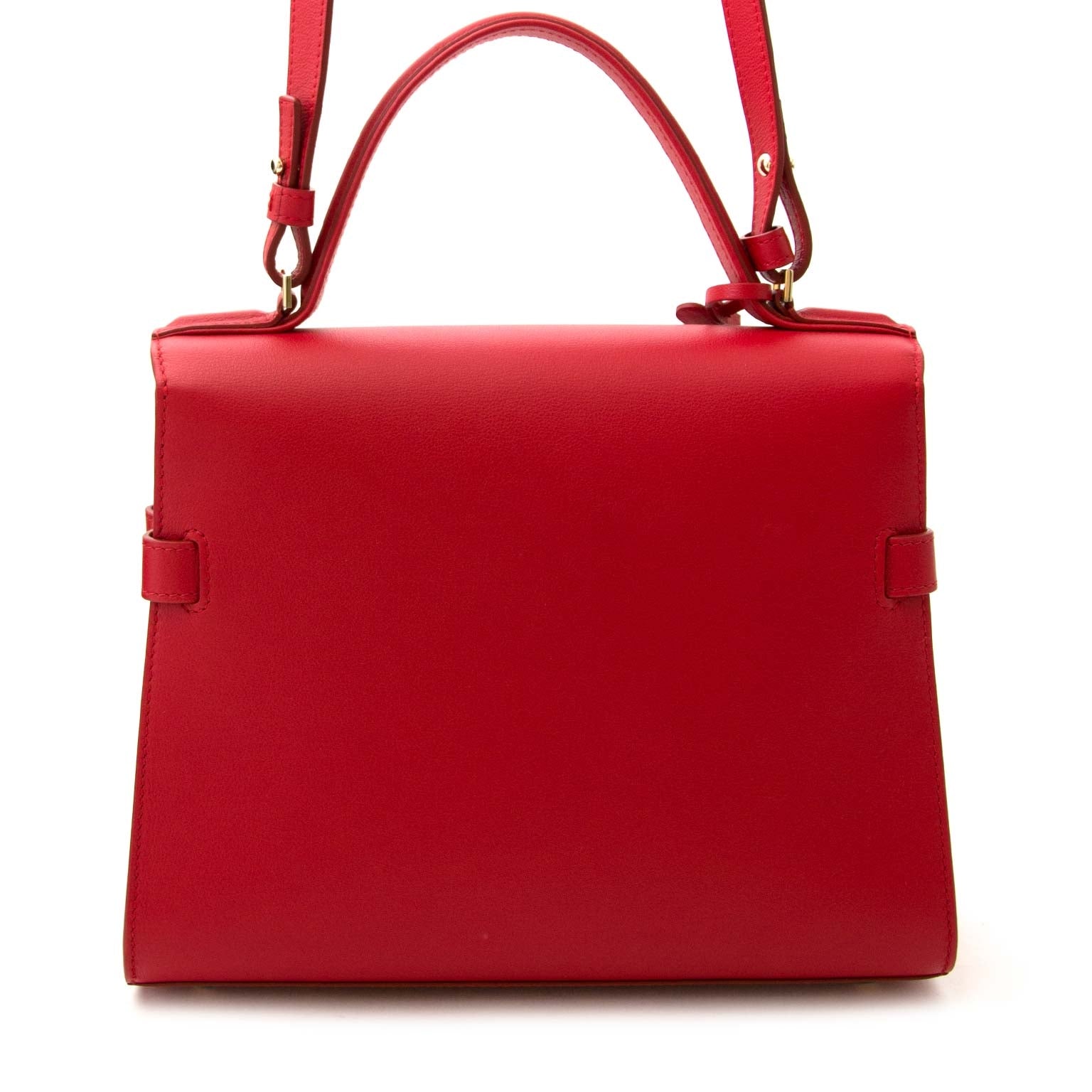 shop safe online your secondhand *As New* Delvaux Tempete MM Rouge Lipstick