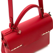 achter en ligne pour le meilleur prix *As New* Delvaux Tempete MM Rouge Lipstick .