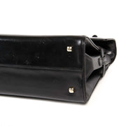 Delvaux Black Boxcalf Leather Tempête MM