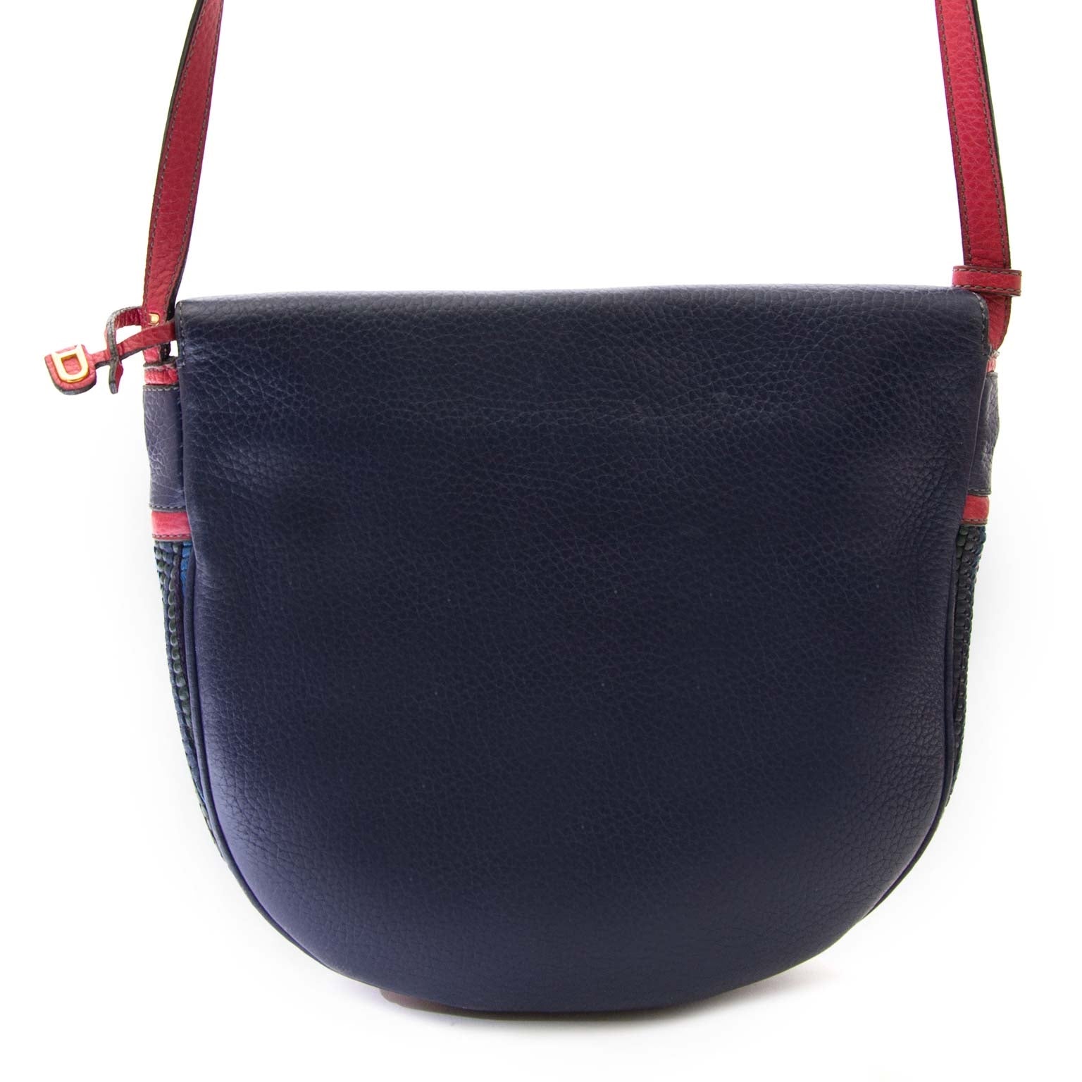 delvaux multicolor toile de cuir crossbody bag now for sale at labellov vintage fashion webshop belgium