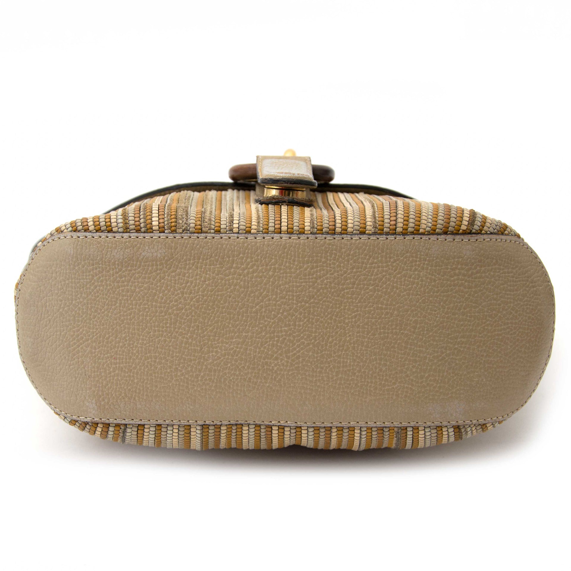 Delvaux Toile de Cuir Shoulder Bag
