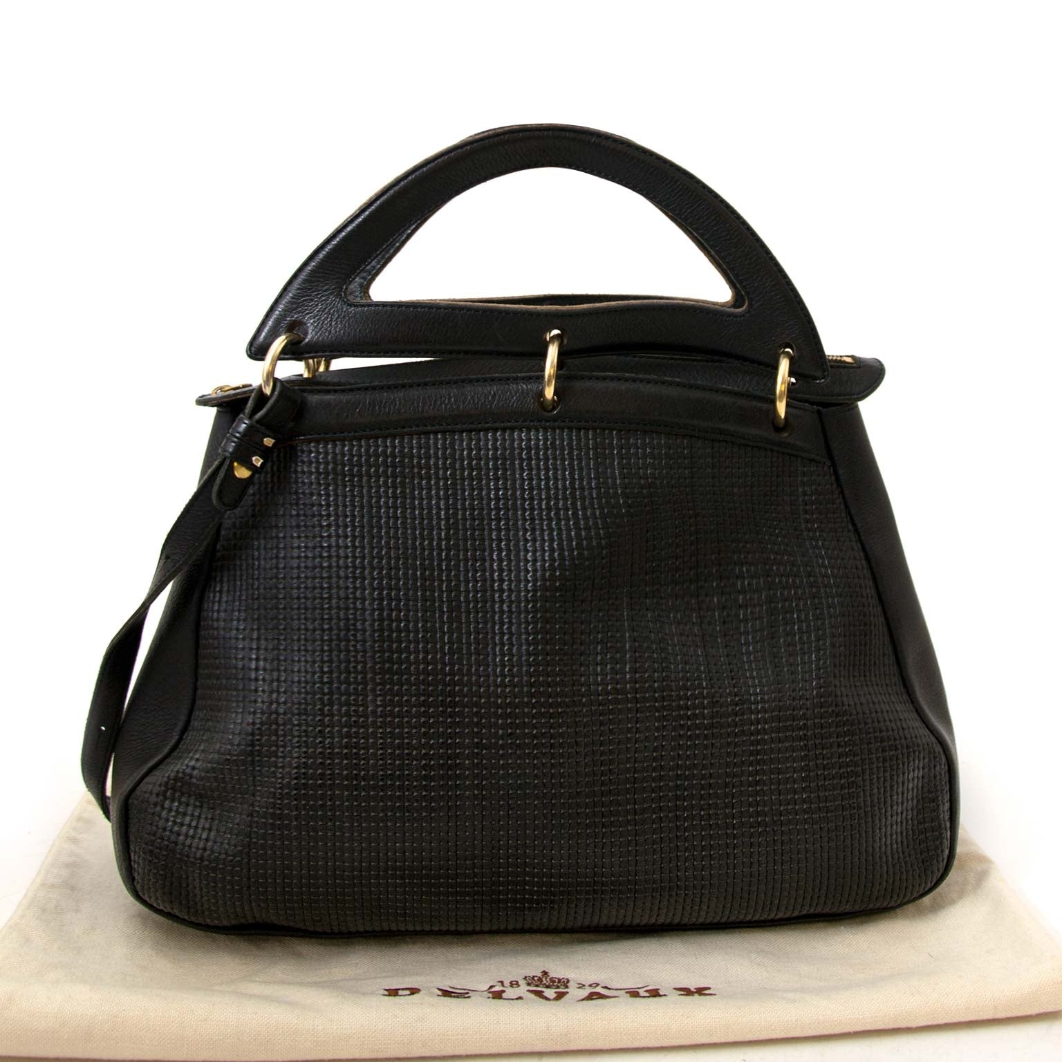 achète des sacs authéntiques de delvaux toile de cuir à labellov vintage webshop de mode