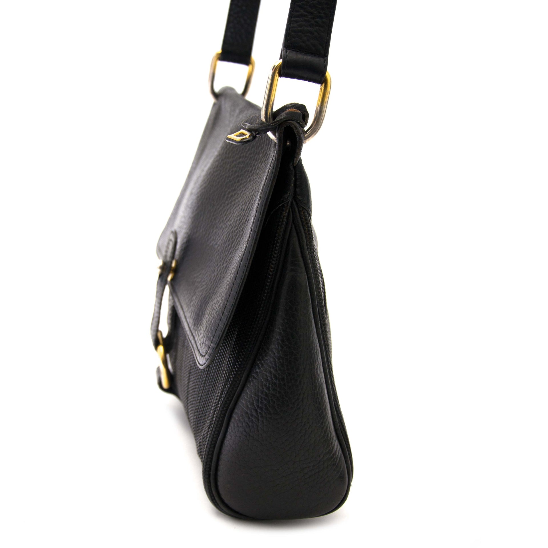 shop safe online for the best price your secondhand Delvaux Toile De Cuire Messenger Bag