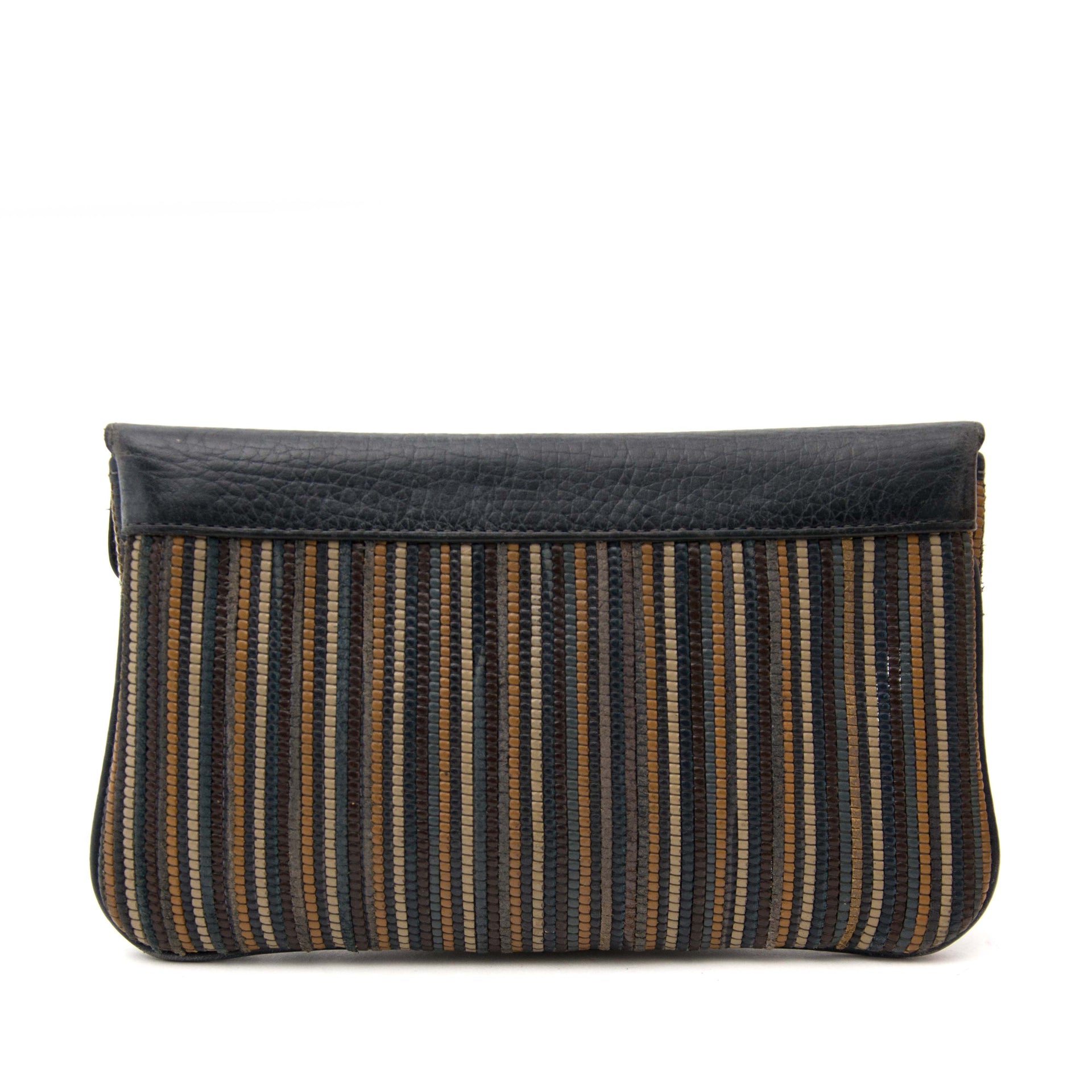 Delvaux Toile de Cuir Pochette