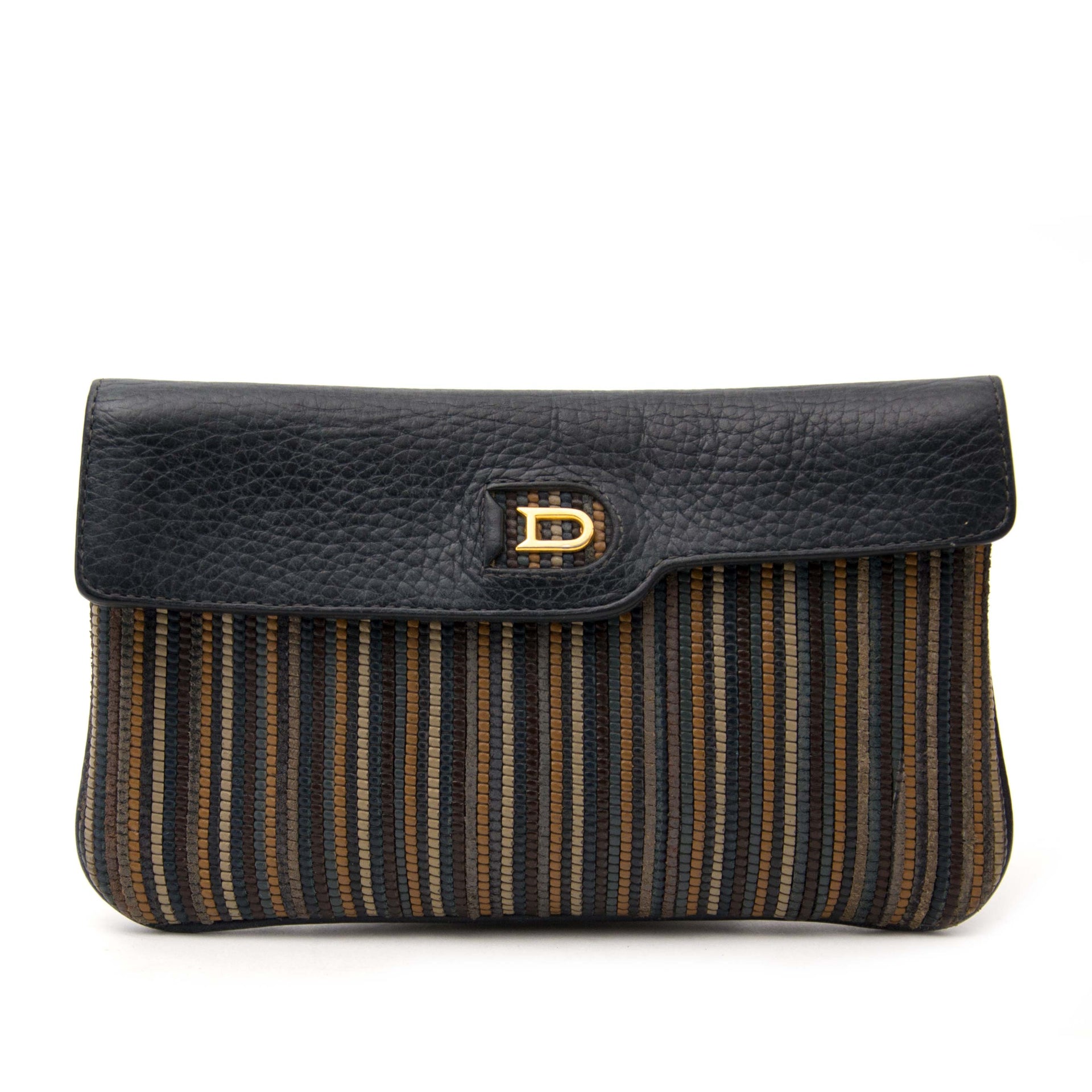 Delvaux Toile de Cuir Pochette