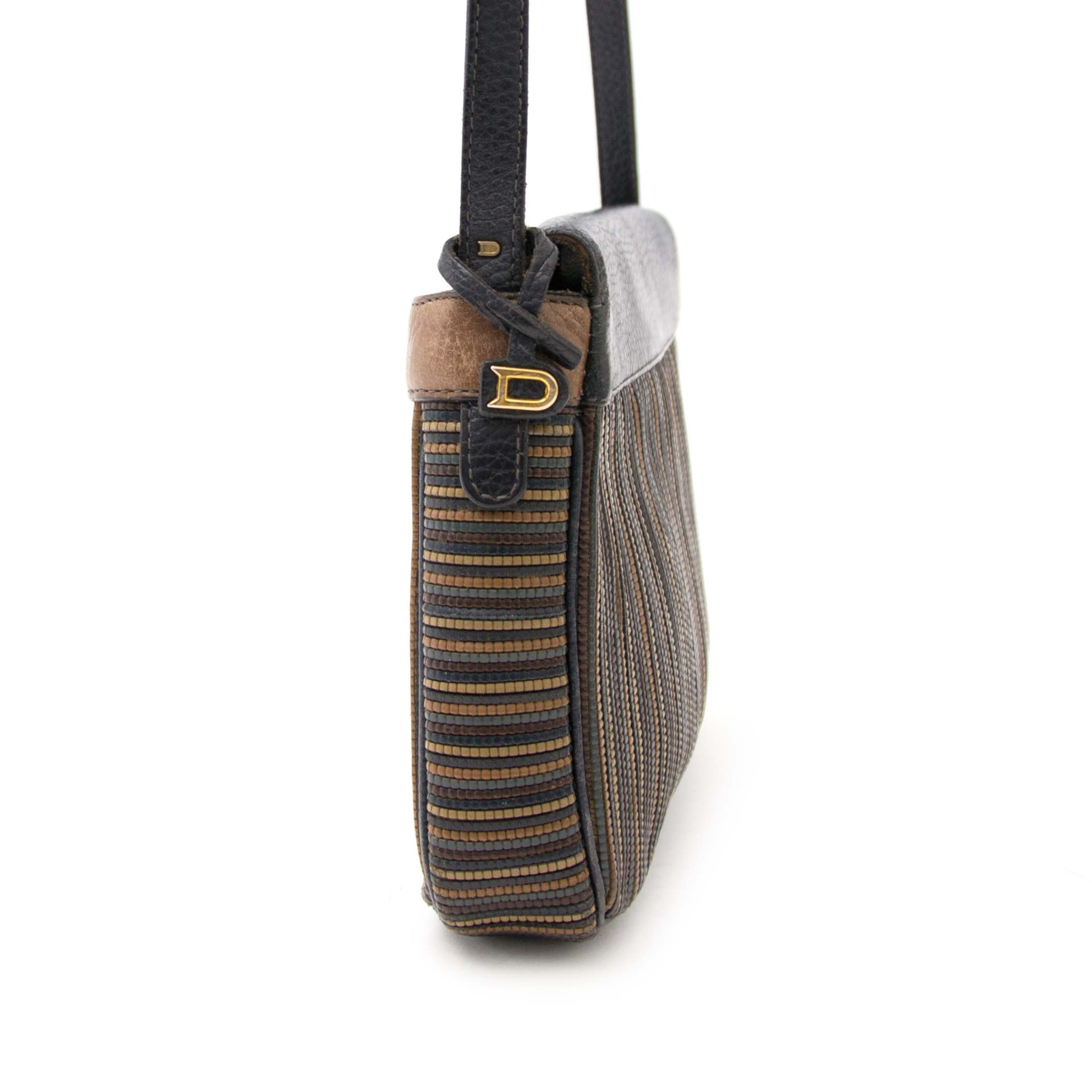 Delvaux Merlot PM Toile de Cuir pour le meilleur prix en ligne chez labellov.com