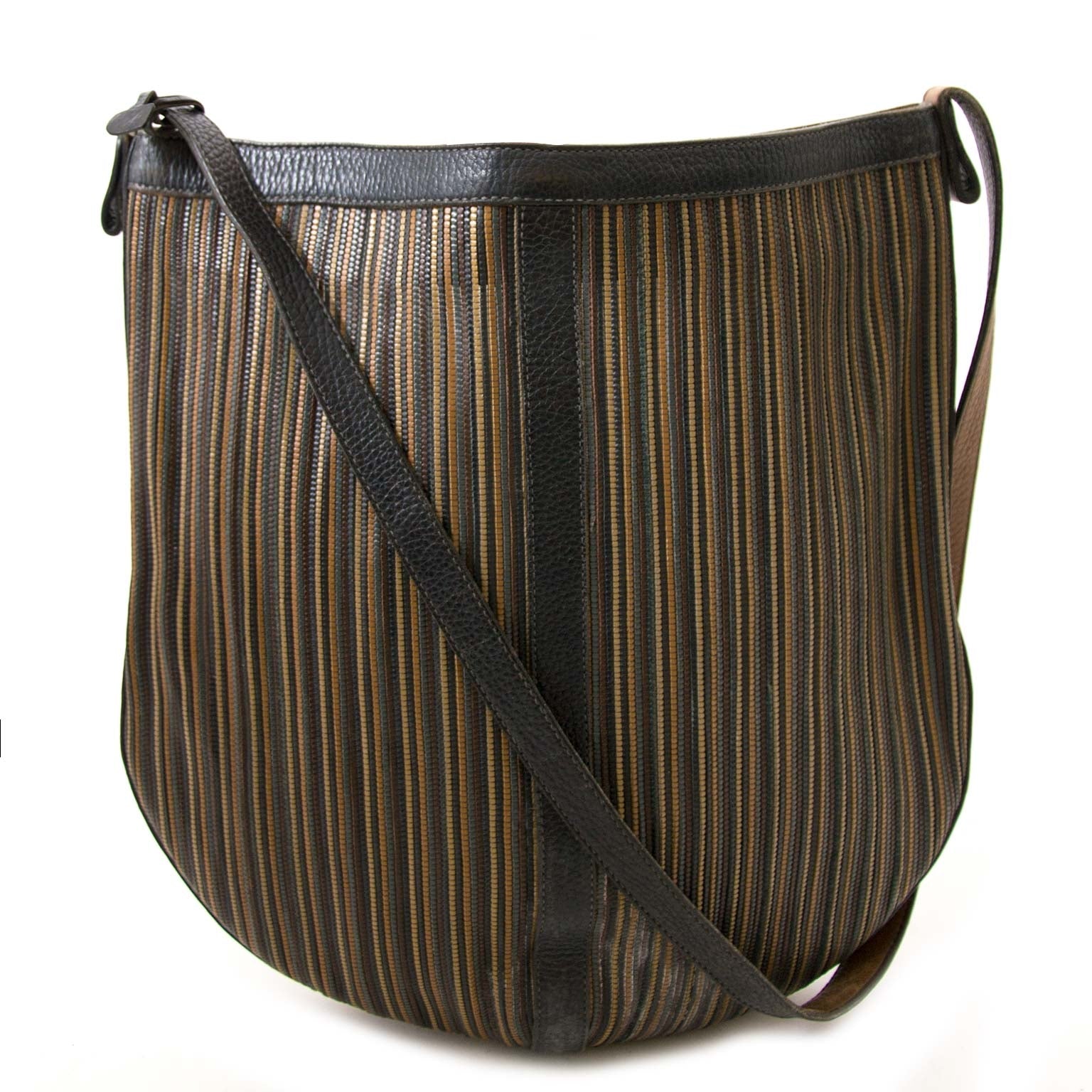 Buy authentic delvaux toile de cuir bag at labellov vintage fashion webshop belgium
