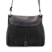 koop een Delvaux Toile de Cuir Crossbody Bag online