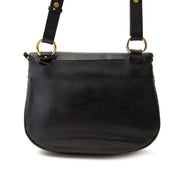 shop safe and secure online for the best price at labellov.com delvaux toile de cuir black shoulderbag
