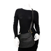 delvaux toile de cuir black shoulder bag now online for the best price at labellov.Com