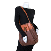 Delvaux Cognac Toile De Cuir Shoulderbag now for sale at labellov vintage fashion webshop belgium