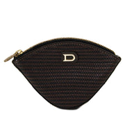 Delvaux Brown Toile De Cuir Coin Pouch now for sale at labellov vintage fashion webshop belgium