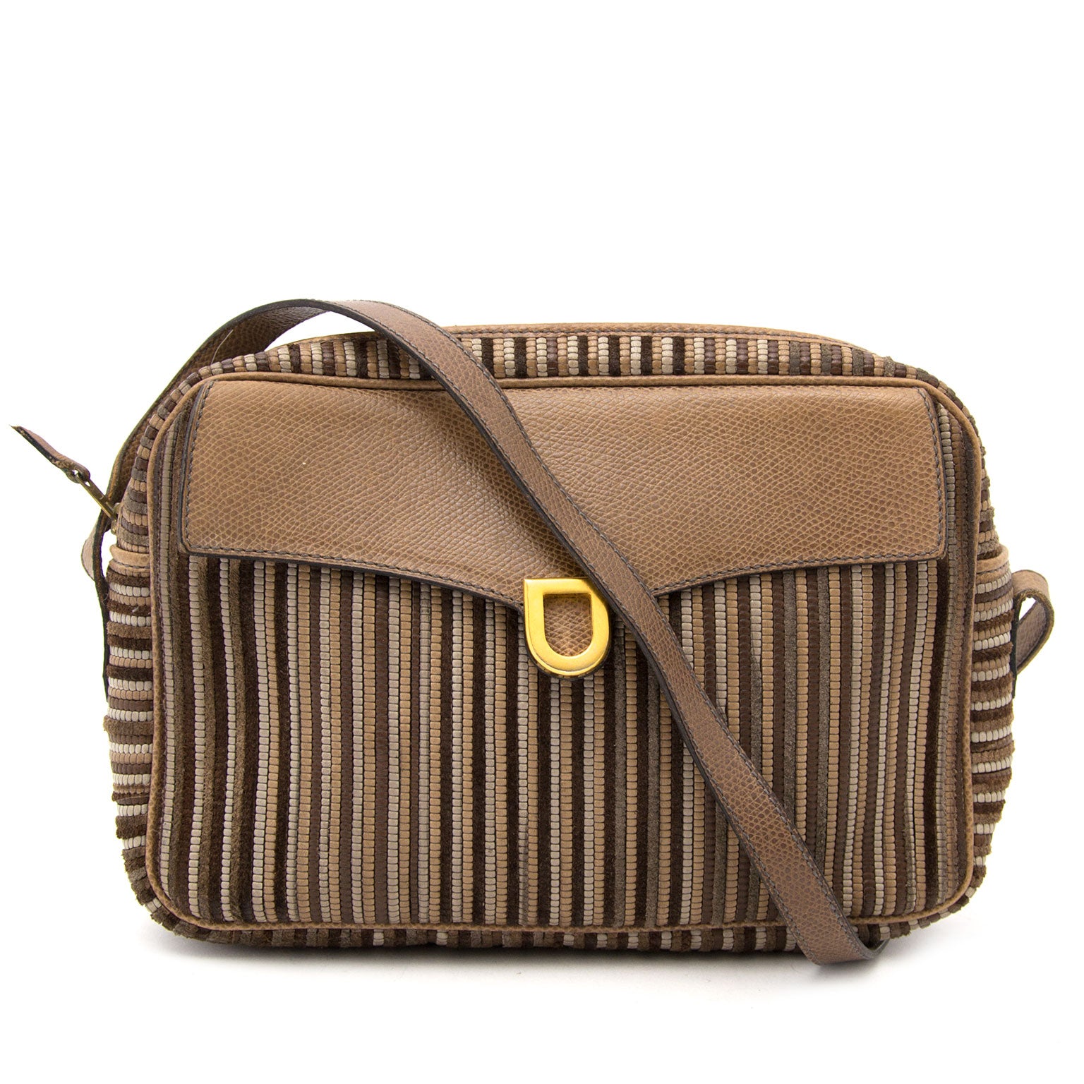 Achetez Delvaux Toile de Cuir Sac d'épaule en ligne chez Labellov.com