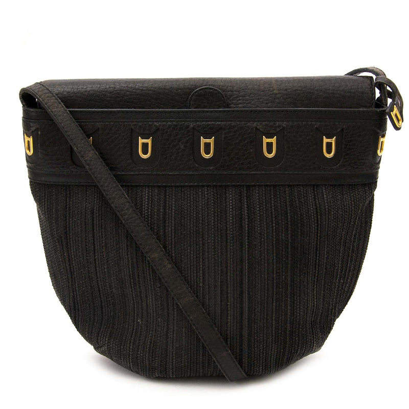 delvaux toile de cuir crossbody bag now for sale at labellov vintage fashion webshop belgium