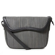 koop Delvaux Grey Toile De Cuir Cross Body Bag bij labellov aan de beste prijs