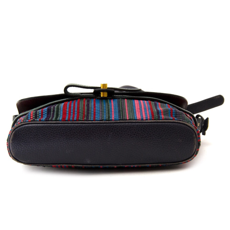 Tijdloze tweedehands koopt u aan de beste prijs online Delvaux Simplissime City Toile Cross Body