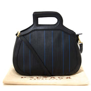 skip the waitinglist shop your Delvaux Blue Toile De Cuir Bucket Bag online for the best price