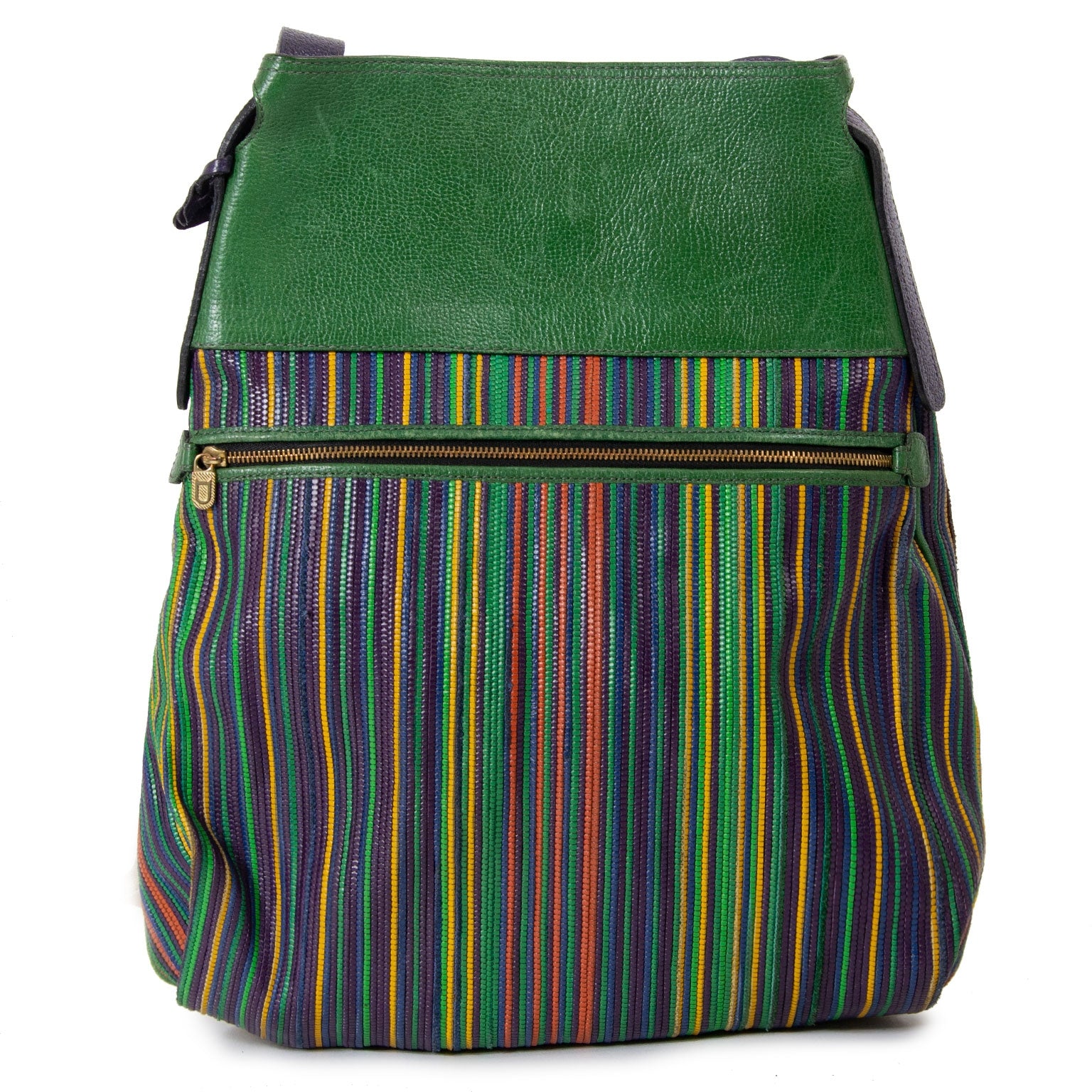 delvaux multicolor toile de cuir faust tas nu te koop bij labellov vintage mode webshop belgië