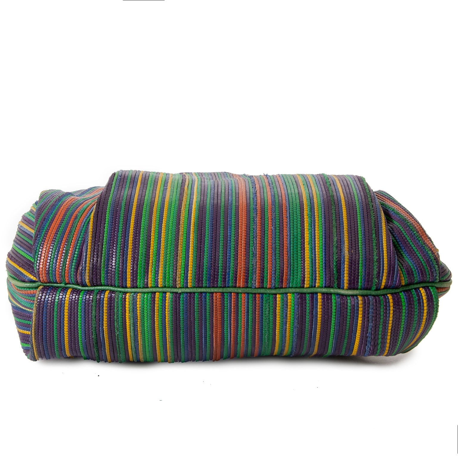 delvaux multicolor toile de cuir faust sac à labellov vintage webshop de mode belgique