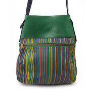Delvaux Multicolor Toile De Cuir Bucket Bag