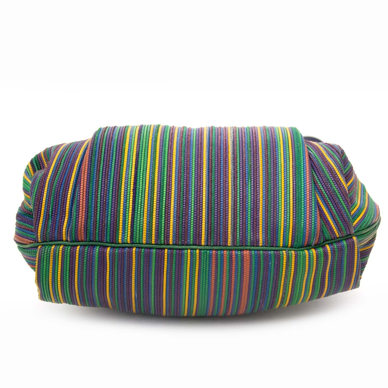 koop veilig online tegen de beste prijs Delvaux Multicolor Toile De Cuir Bucket Bag