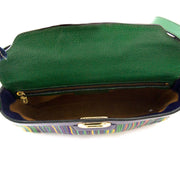 twdeedehands Delvaux Multicolor Toile de Cuir Crossbody Bag te koop bij labellov
