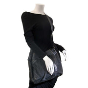 achète des sacs authéntiques et seconde-à-main de delvaux toile de cuir bleu ombre sac à labellov vintage webshop de mode belgique