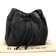 achète des sacs authéntiques et seconde-à-main de delvaux toile de cuir bleu ombre sac à labellov vintage webshop de mode belgique