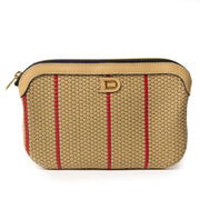 delvaux beige toile de cuir pochette now for sale at labellov vintage fashion webshop belgium