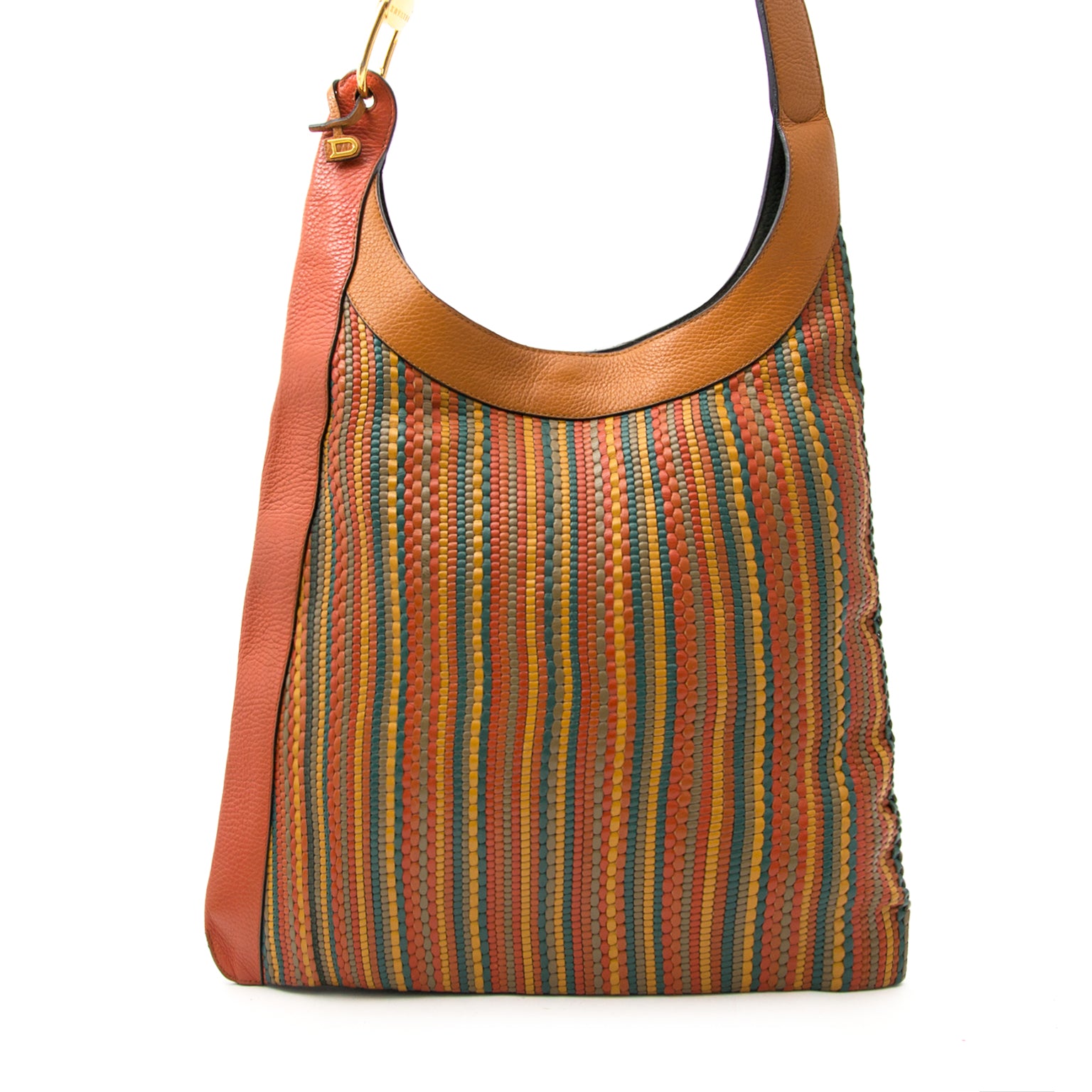 Acheter en ligne chez Labellov.com Delvaux Jongleur Toile de Cuir Bag