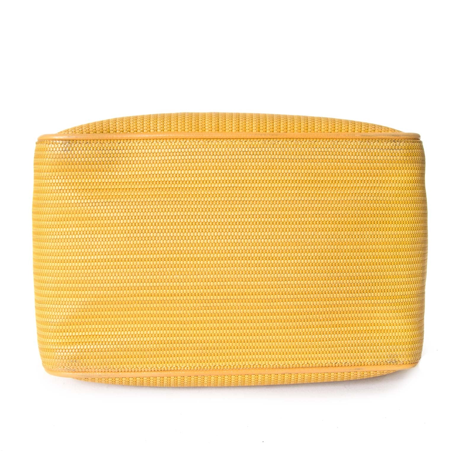 Delvaux Ocher Box Shoulder Bag now for sale at labellov vintage fashion webshop belgium
