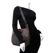 Buy safe and secure online at labellov.com delvaux toile de cuir brown cross body bag.