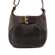 Acheter en ligne delvaux toile de cuir brown cross body bag chez labellov.com