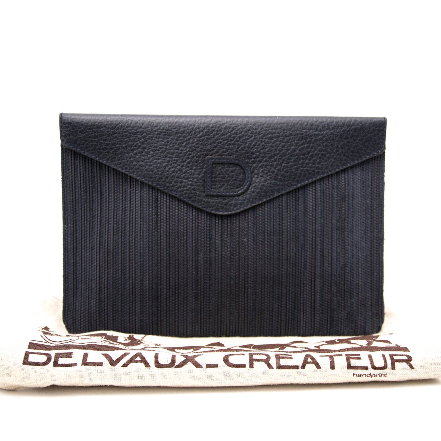 Delvaux Toile de Cuir Pochette