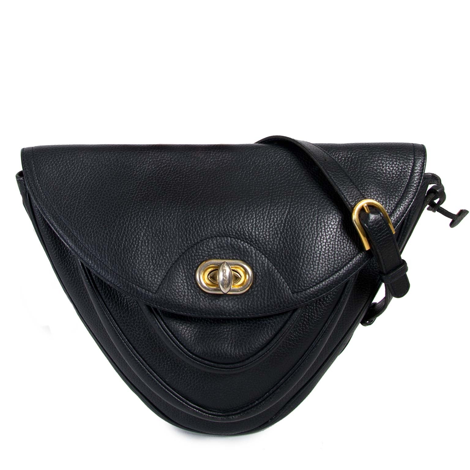 delvaux triangle crossbody bag now for sale at labellov vintage fashion webshop belgium