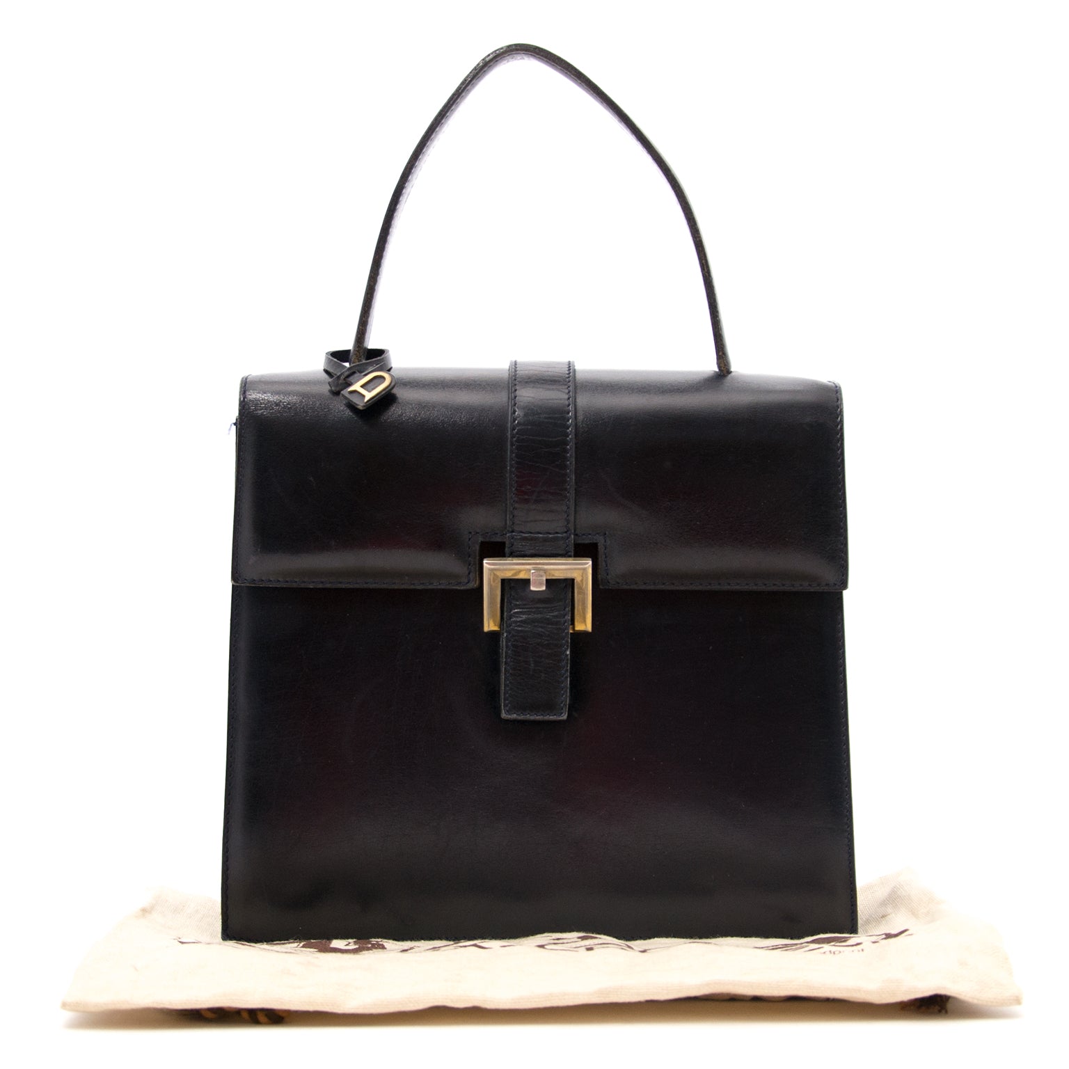 Schwarze Delvaux Modèle Déposé Handtasche heute online auf labellov.com gegen den besten Preis.