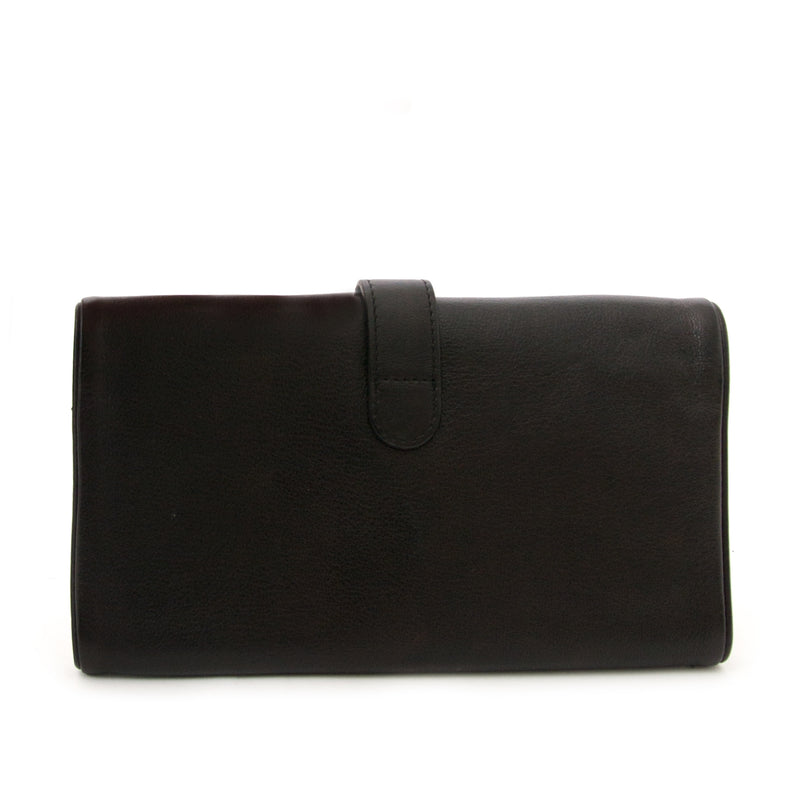 Delvaux Zwarte Portemonnee