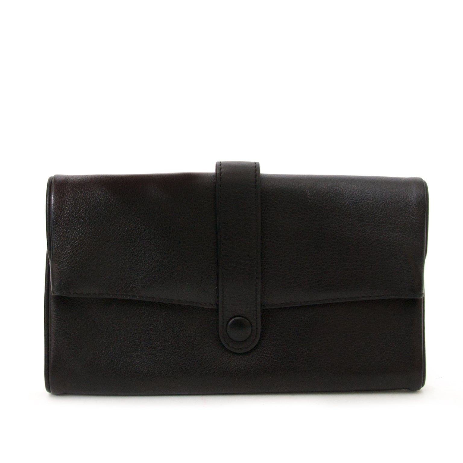 Portefeuille noir Delvaux