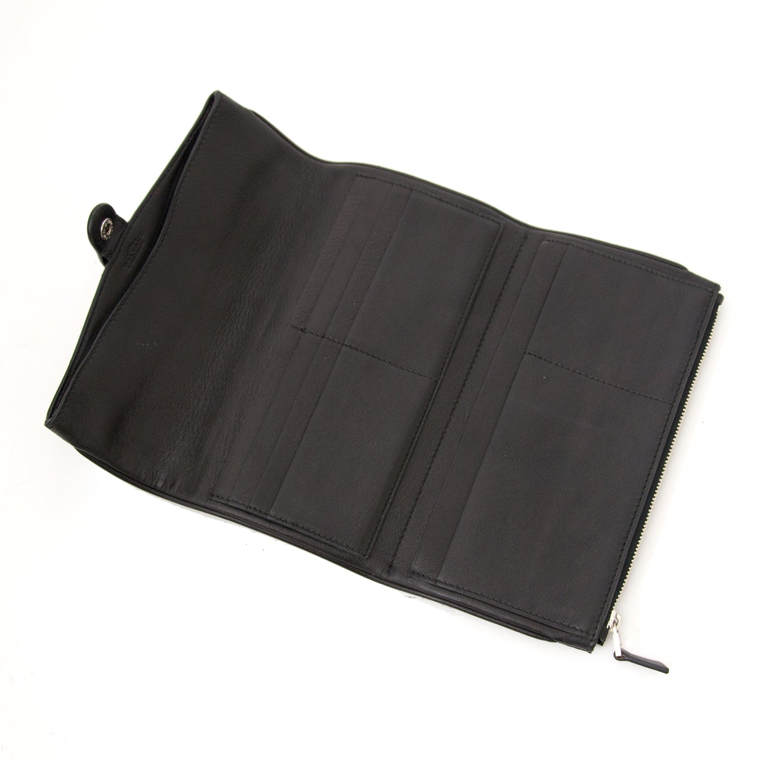 Portefeuille noir Delvaux