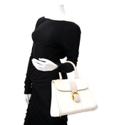 shop safe online your secondhand luxury Delvaux Brillant MM GHW Bicolor