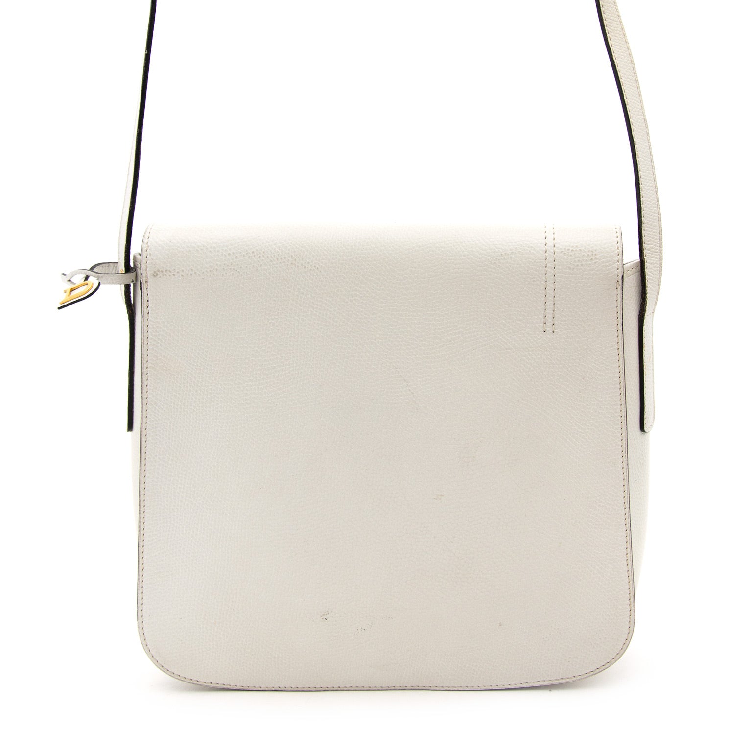 acheter en ligne pour le meilleur prix sac a main Delvaux White Leather Crossbody Bag