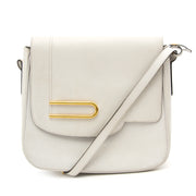 koop 2dehands merktassen aan de beste prijs Delvaux White Leather Crossbody Bag
