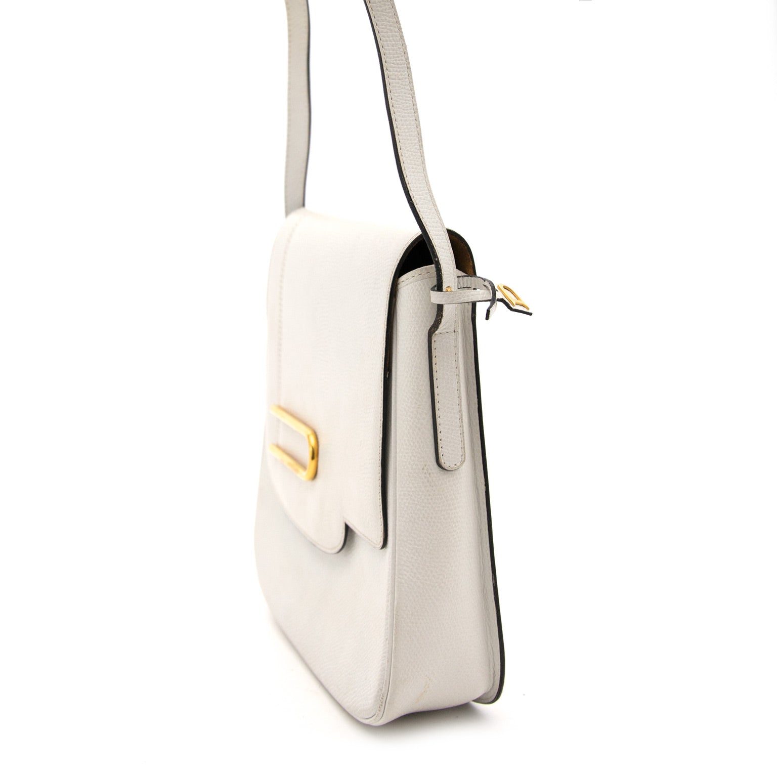 shop safe online at the best prise Delvaux White Leather Crossbody Bag