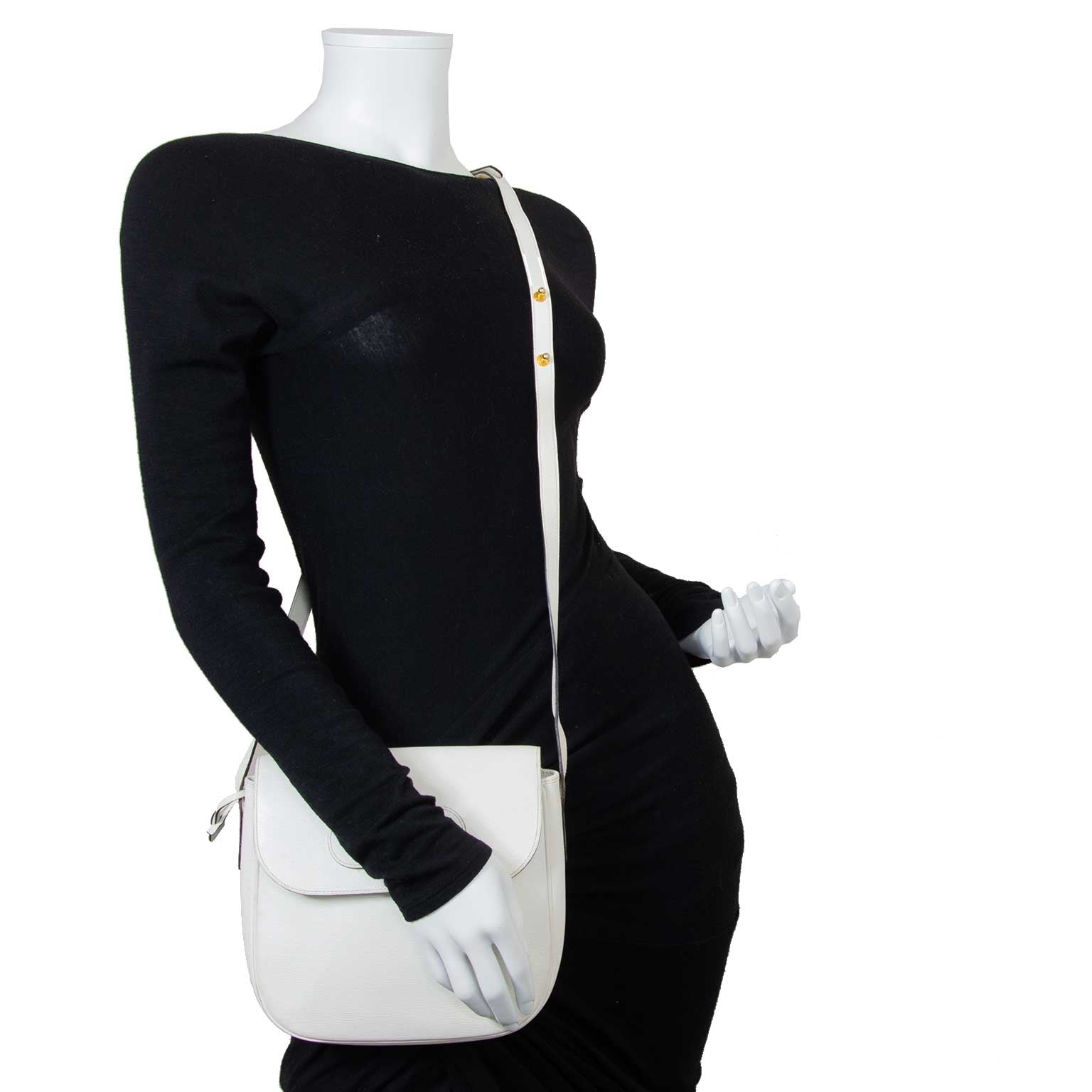 Delvaux White 'D' Crossbody Bag veilig online aankopen tegen de beste prijs