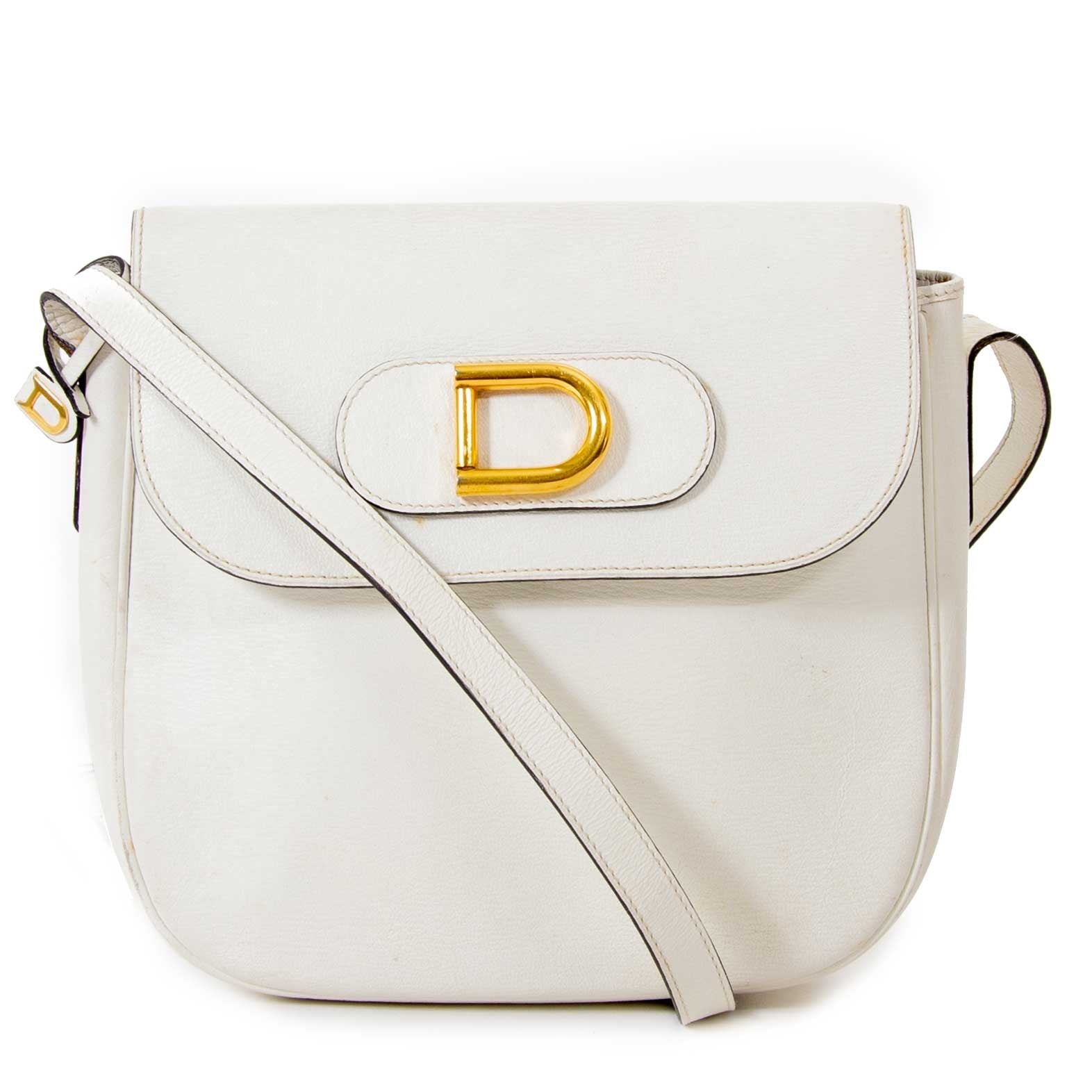 Delvaux White 'D' Crossbody Bag veilig online aankopen tegen de beste prijs