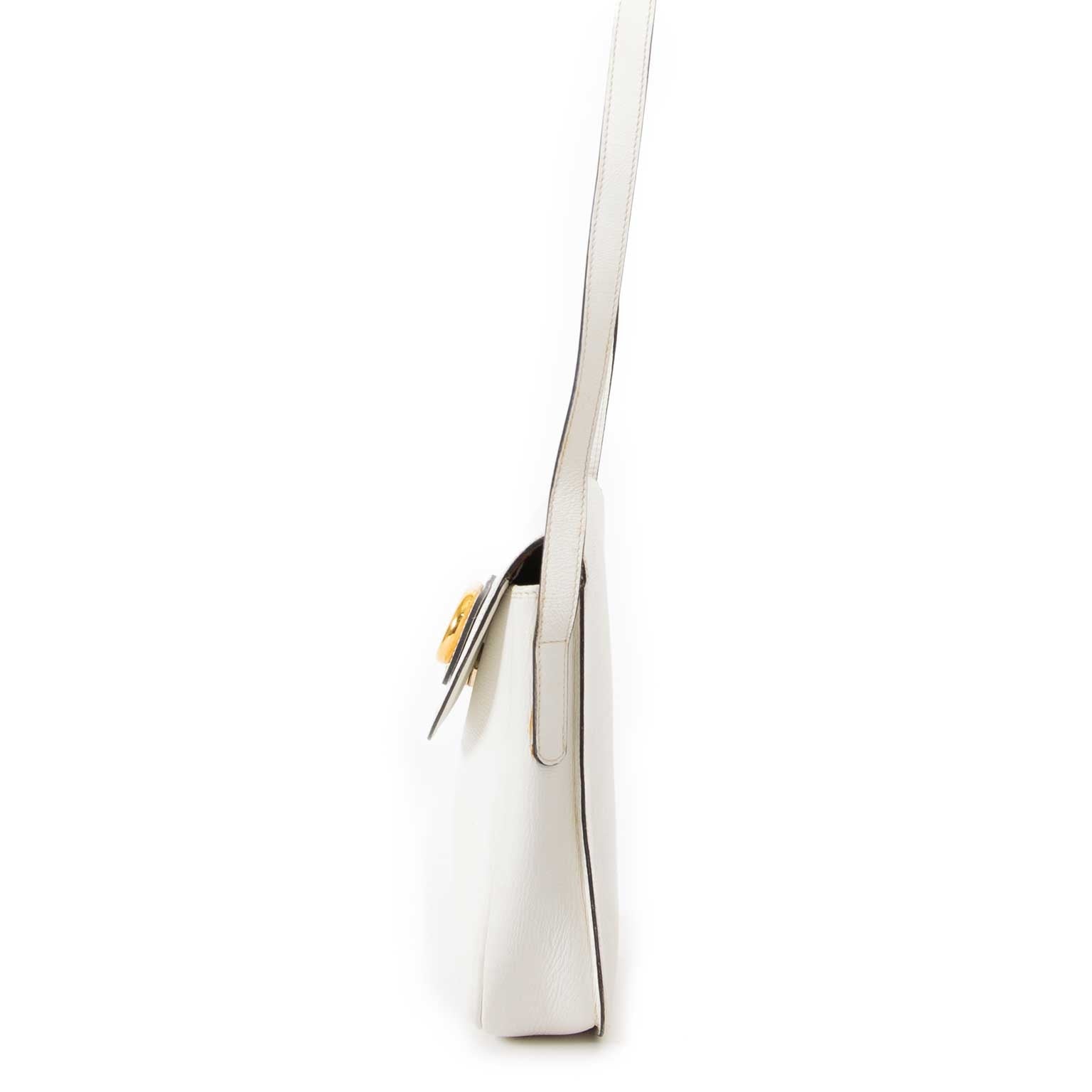 Delvaux White 'D' Crossbody Bag veilig online aankopen tegen de beste prijs