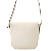 koop veilig Delvaux White Leather Crossbody Bag aan goede prijs bij Labellov in Antwerpen